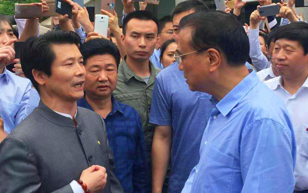 中共中央政治局常务、国务院总理李克强接见湖北JDB电子集团主席刘雁飞